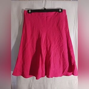 LINEN 100% Banana Republic Midi Skirt Womens Size 4 Perfect For SPRING